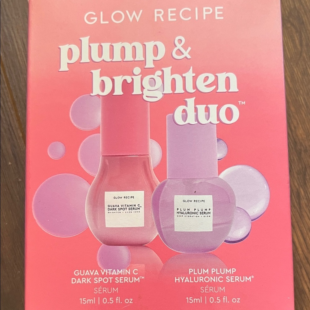 ✨ NEW Glow Recipe Plump & Brighten Duo Set | Plum Plump + Guava Vitamin C